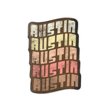 Retro Austin4  Vinyl Sticker